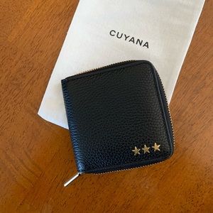 Cuyana Small Zipper Wallet With Star Monogram